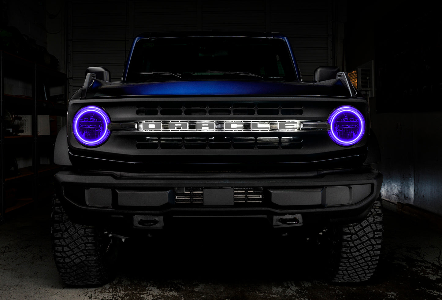 ORACLE Lighting 1470-334 Fits Ford Bronco LED Headlight Halo Halo Kit - Base Headlights
