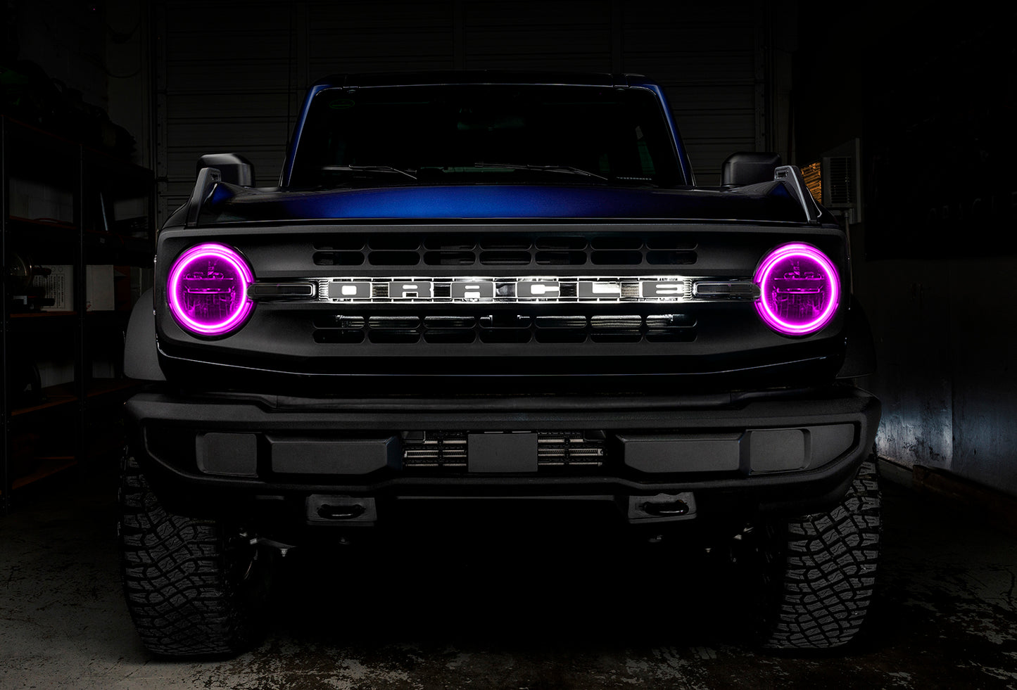 ORACLE Lighting 1470-334 Fits Ford Bronco LED Headlight Halo Halo Kit - Base Headlights