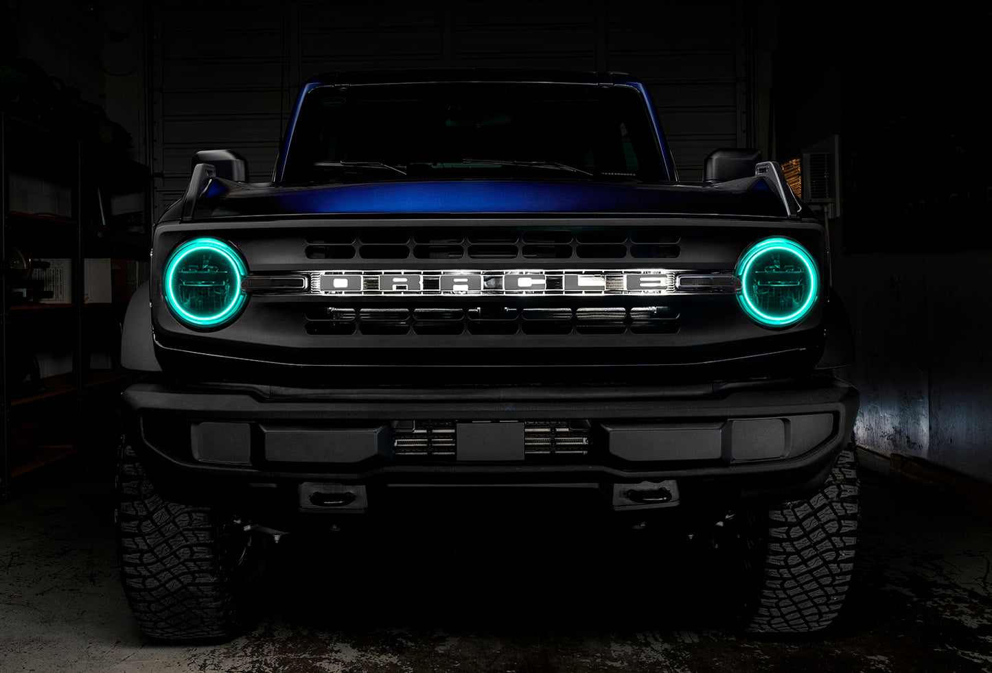ORACLE Lighting 1470-334 Fits Ford Bronco LED Headlight Halo Halo Kit - Base Headlights