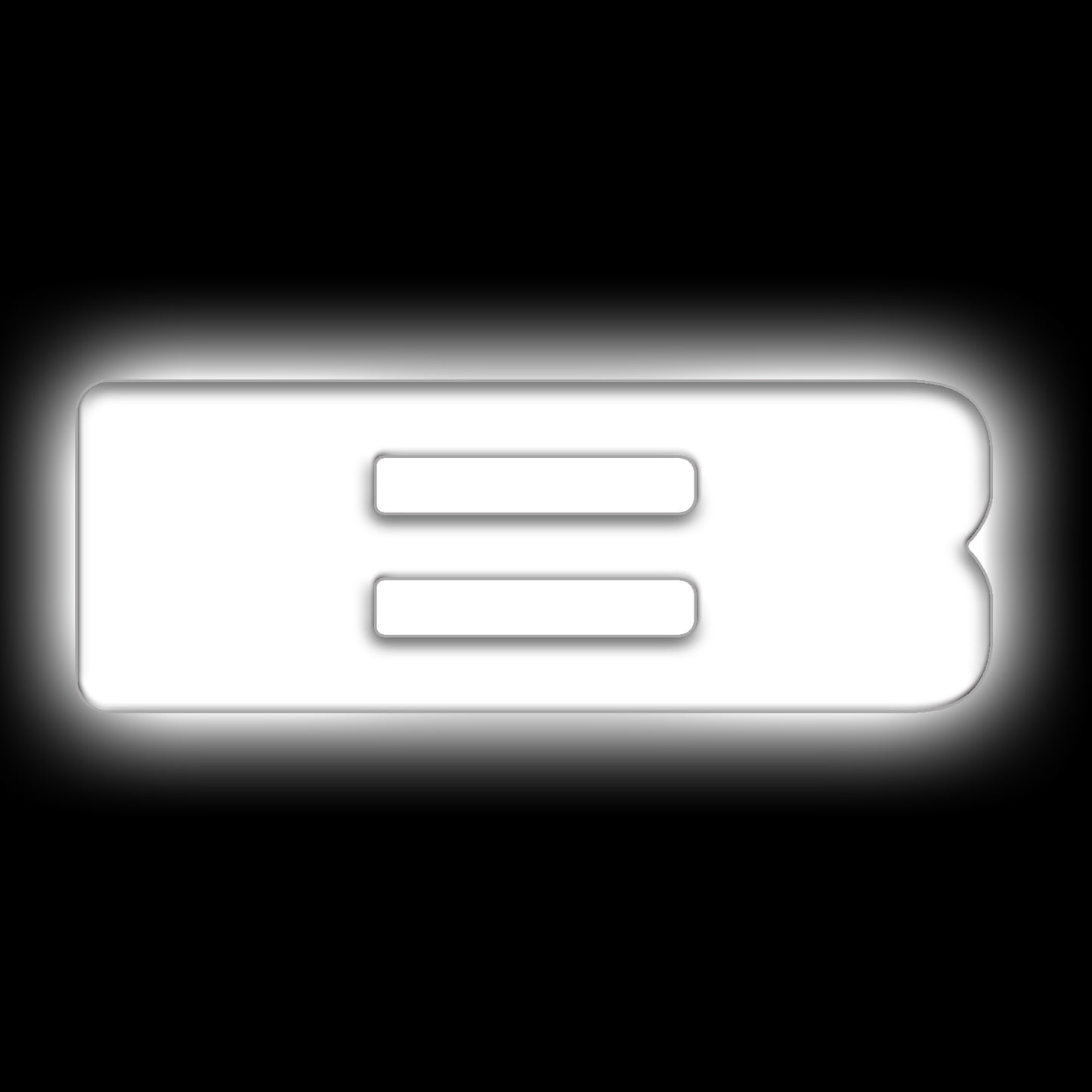 ORACLE Lighting 3140-B-001 Fits 2021-2023 Ford Bronco Universal Illuminated LED Letter Badges - Matte White Surface Finish - B