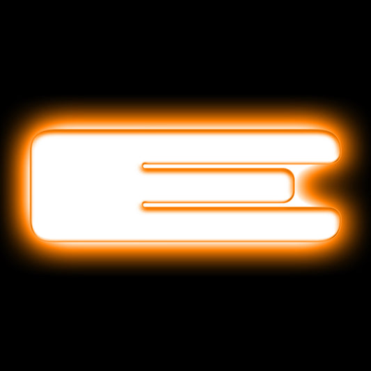 ORACLE Lighting 3140-E-005 Fits 2021-2023 Ford Bronco Universal Illuminated LED Letter Badges - Matte White Surface Finish - E