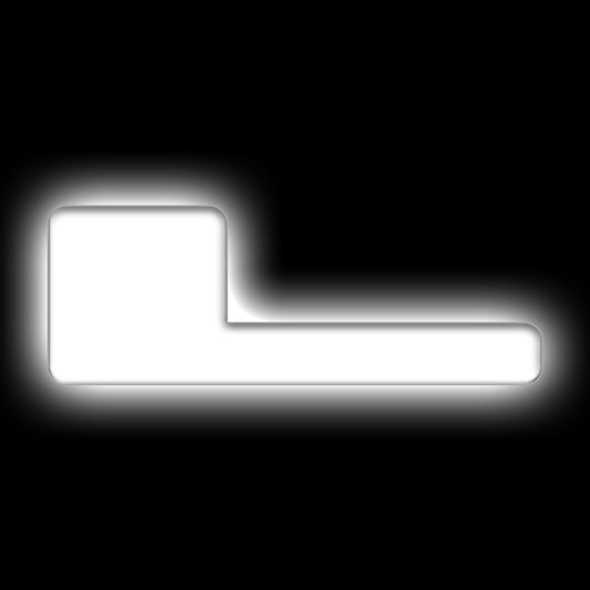 ORACLE Lighting 3140-L-001 Fits 2021-2023 Ford Bronco Universal Illuminated LED Letter Badges - Matte White Surface Finish - L