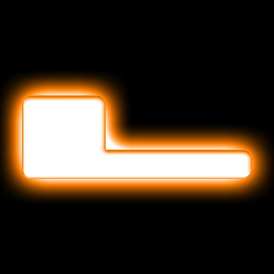 ORACLE Lighting 3140-L-005 Fits 2021-2023 Ford Bronco Universal Illuminated LED Letter Badges - Matte White Surface Finish - L