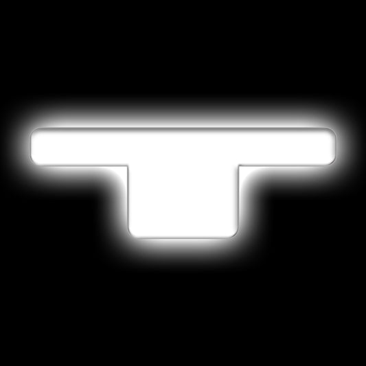 ORACLE Lighting 3140-T-001 Fits 2021-2023 Ford Bronco Universal Illuminated LED Letter Badges - Matte White Surface Finish - T