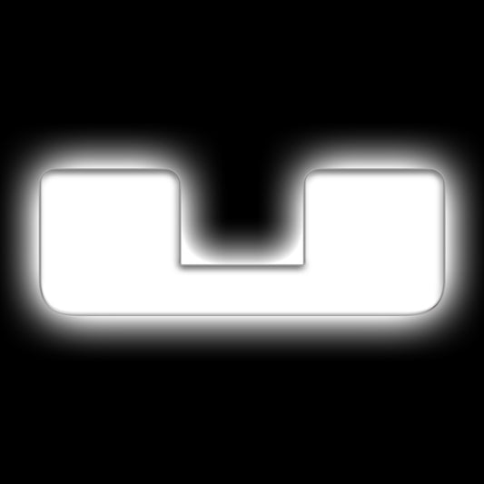 ORACLE Lighting 3140-U-001 Fits 2021-2023 Ford Bronco Universal Illuminated LED Letter Badges - Matte White Surface Finish - U