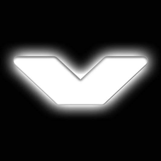 ORACLE Lighting 3140-V-001 Fits 2021-2023 Ford Bronco Universal Illuminated LED Letter Badges - Matte White Surface Finish - V
