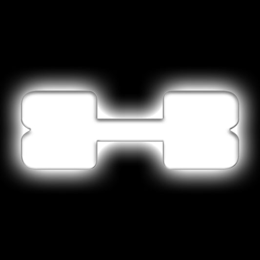ORACLE Lighting 3140-X-001 Fits 2021-2023 Ford Bronco Universal Illuminated LED Letter Badges - Matte White Surface Finish - X