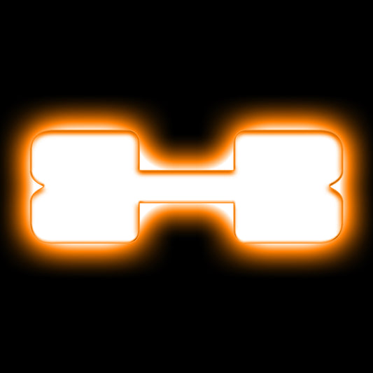 ORACLE Lighting 3140-X-005 Fits 2021-2023 Ford Bronco Universal Illuminated LED Letter Badges - Matte White Surface Finish - X