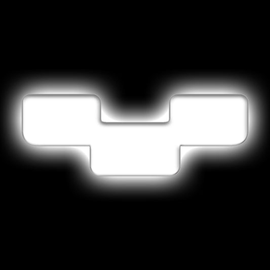 ORACLE Lighting 3140-Y-001 Fits 2021-2023 Ford Bronco Universal Illuminated LED Letter Badges - Matte White Surface Finish - Y