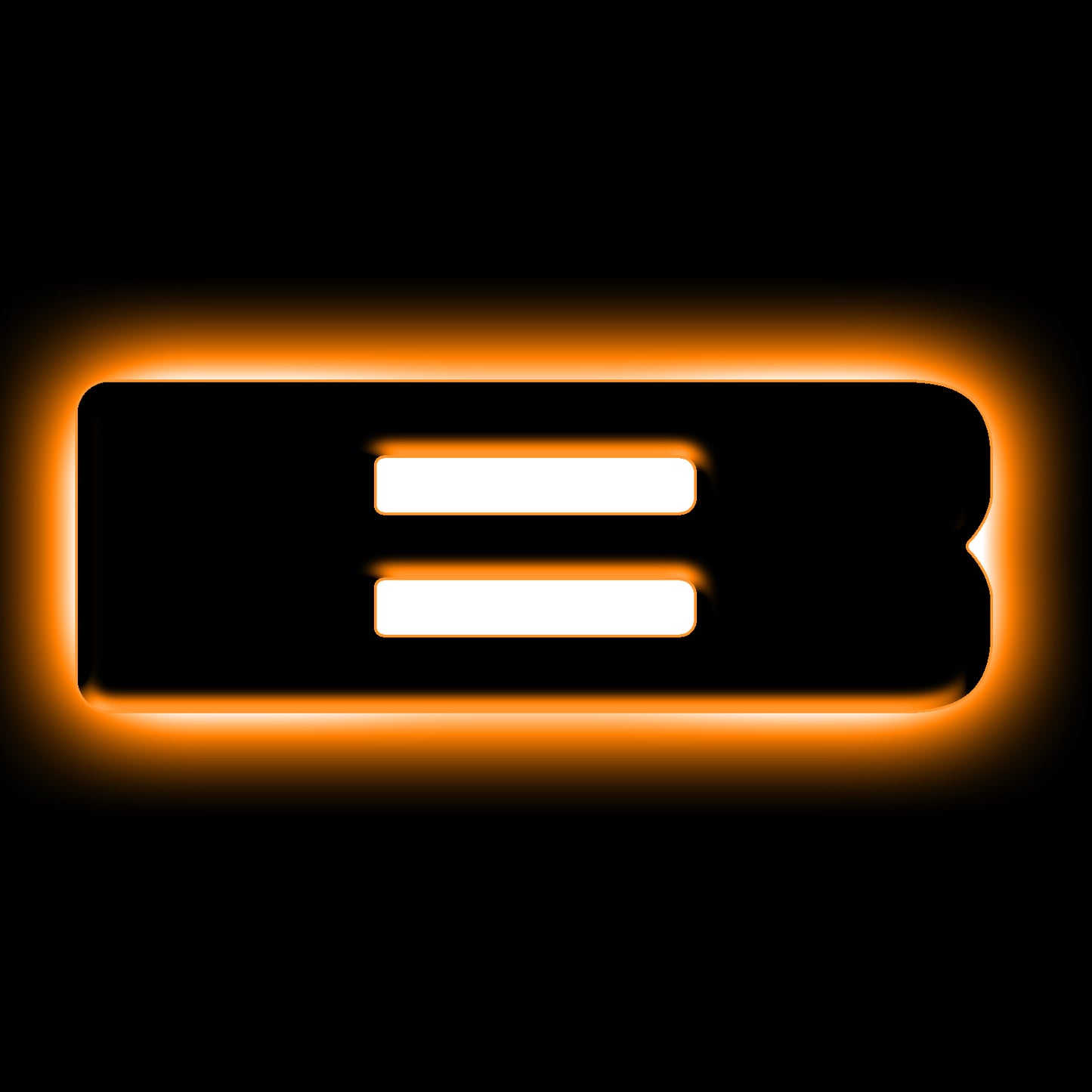 ORACLE Lighting 3141-B-005 Fits 2021-2023 Ford Bronco Universal Illuminated LED Letter Badges - Matte Black Surface Finish - B