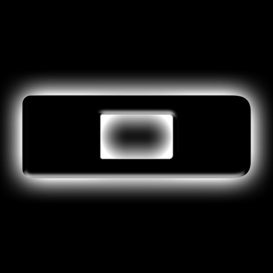 ORACLE Lighting 3141-D-001 Fits 2021-2023 Ford Bronco Universal Illuminated LED Letter Badges - Matte Black Surface Finish - D