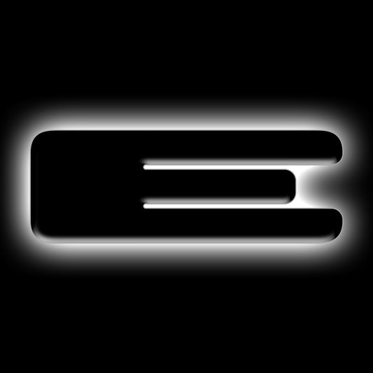 ORACLE Lighting 3141-E-001 Fits 2021-2023 Ford Bronco Universal Illuminated LED Letter Badges - Matte Black Surface Finish - E