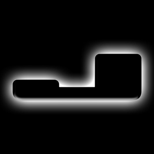 ORACLE Lighting 3141-J-001 Fits 2021-2023 Ford Bronco Universal Illuminated LED Letter Badges - Matte Black Surface Finish - J