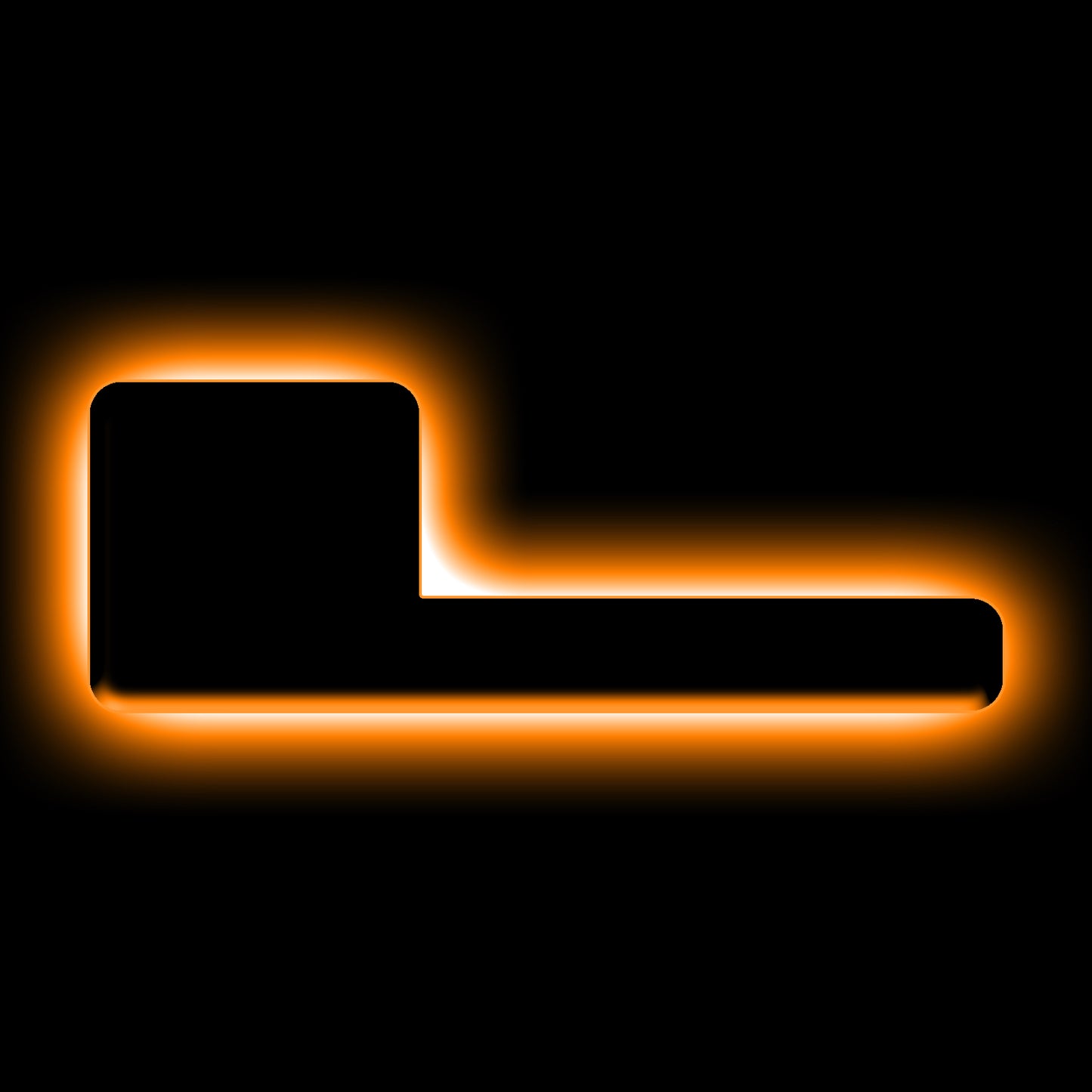 ORACLE Lighting 3141-L-005 Fits 2021-2023 Ford Bronco Universal Illuminated LED Letter Badges - Matte Black Surface Finish - L