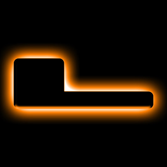 ORACLE Lighting 3141-L-005 Fits 2021-2023 Ford Bronco Universal Illuminated LED Letter Badges - Matte Black Surface Finish - L