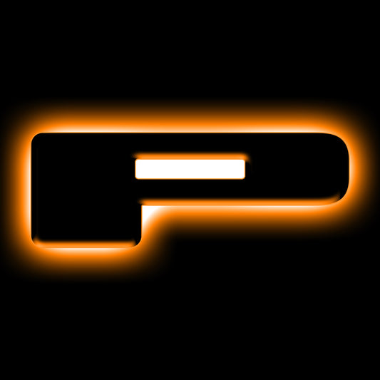 ORACLE Lighting 3141-P-005 Fits 2021-2023 Ford Bronco Universal Illuminated LED Letter Badges - Matte Black Surface Finish - P