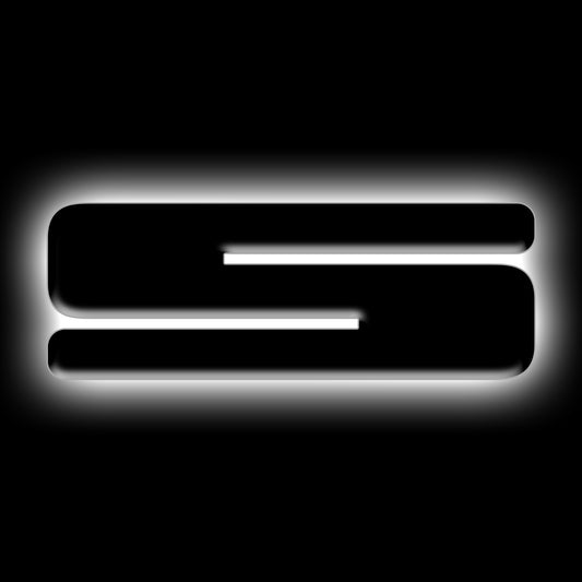 ORACLE Lighting 3141-S-001 Fits 2021-2023 Ford Bronco Universal Illuminated LED Letter Badges - Matte Black Surface Finish - S