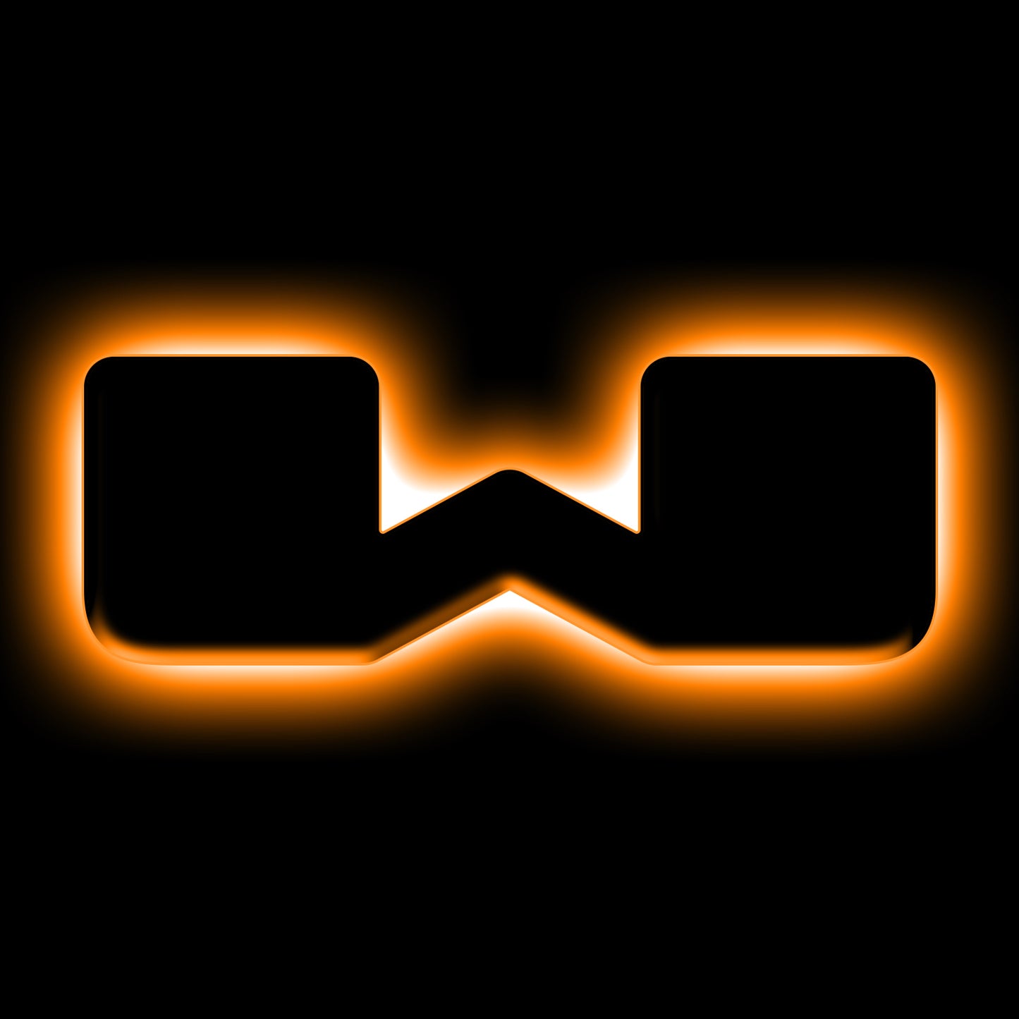 ORACLE Lighting 3141-W-005 Fits 2021-2023 Ford Bronco Universal Illuminated LED Letter Badges - Matte Black Surface Finish - W