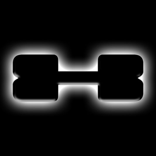 ORACLE Lighting 3141-X-001 Fits 2021-2023 Ford Bronco Universal Illuminated LED Letter Badges - Matte Black Surface Finish - X