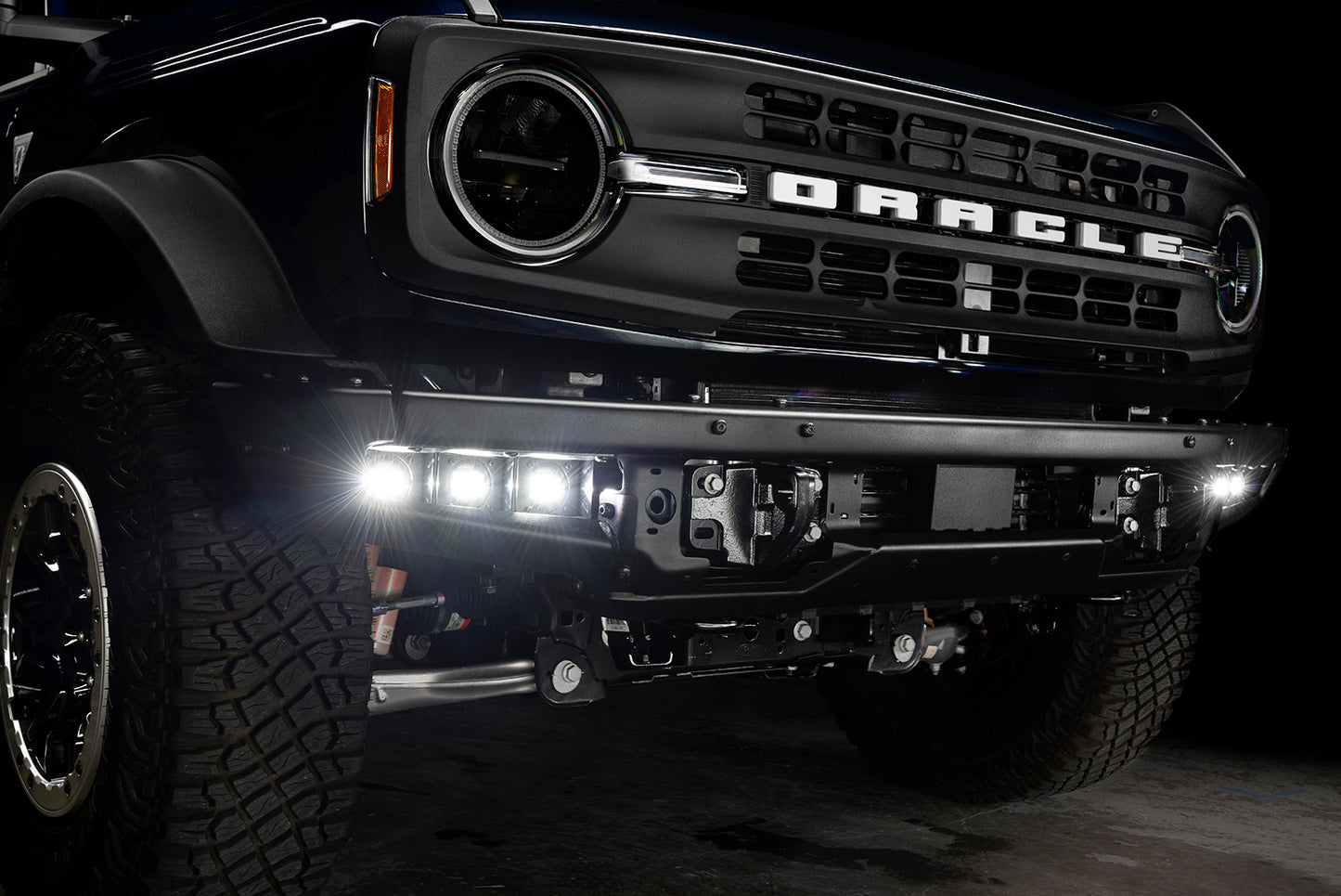ORACLE Lighting 5890-001 Fits 2021-2023 Ford Bronco Triple LED Fog Light Kit for Steel Bumper