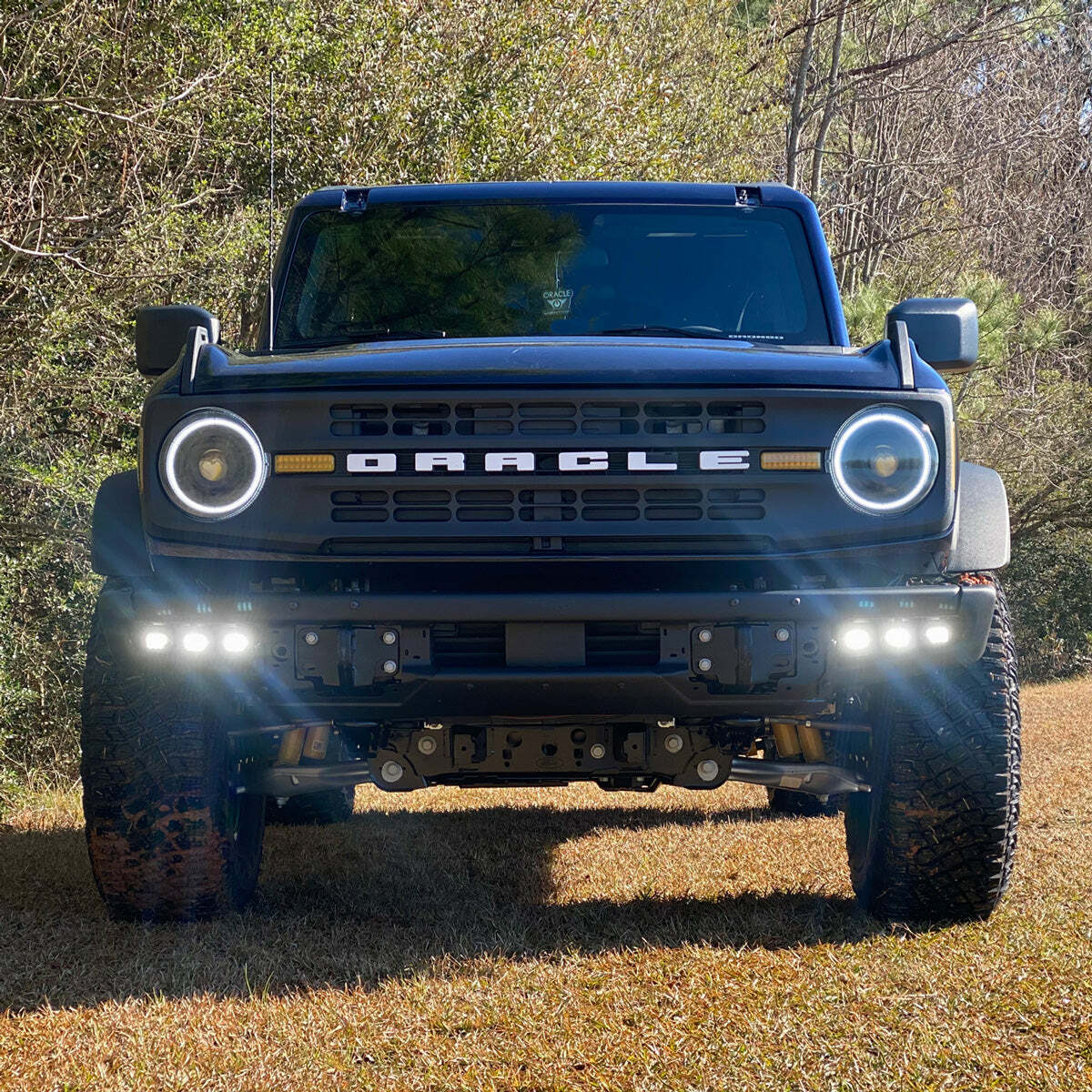 ORACLE Lighting 5890-001 Fits 2021-2023 Ford Bronco Triple LED Fog Light Kit for Steel Bumper
