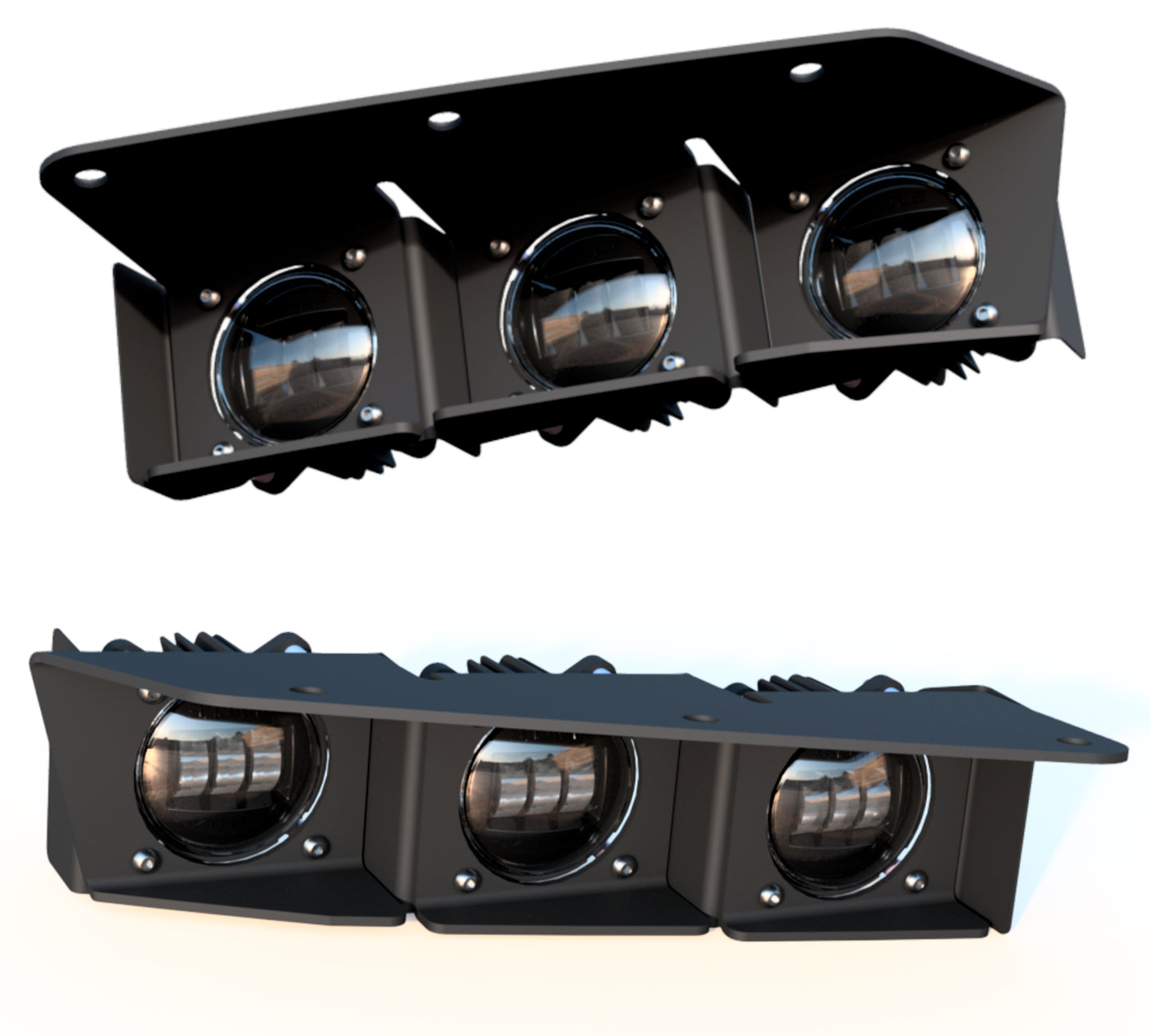 ORACLE Lighting 5890-001 Fits 2021-2023 Ford Bronco Triple LED Fog Light Kit for Steel Bumper