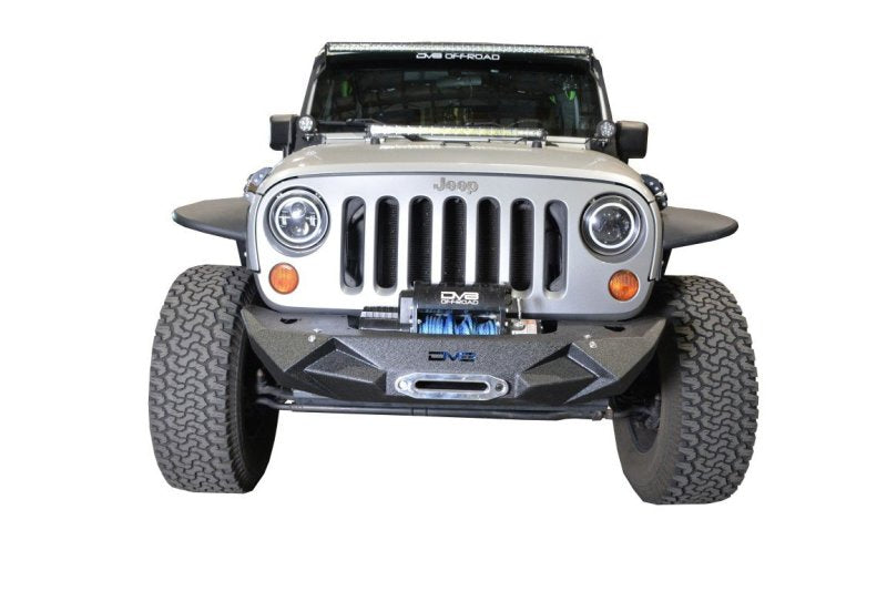 Jk/Jl Front Bumper W/Light Bracket Winch Plate 07-18 Wrangler Jk/Jl Steel Stubby