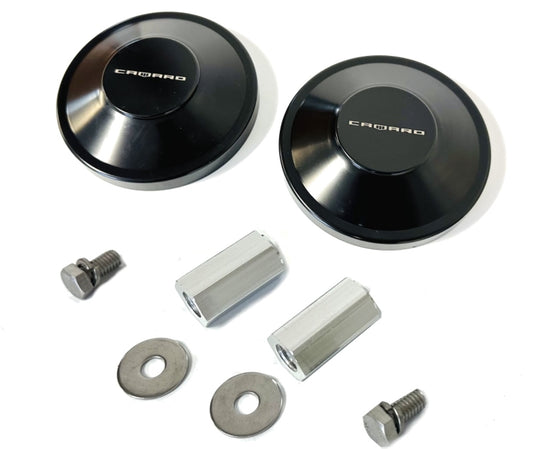 For 2016-2024 Camaro Billet Aluminum Engine Strut Covers Set w/CAMARO Logo