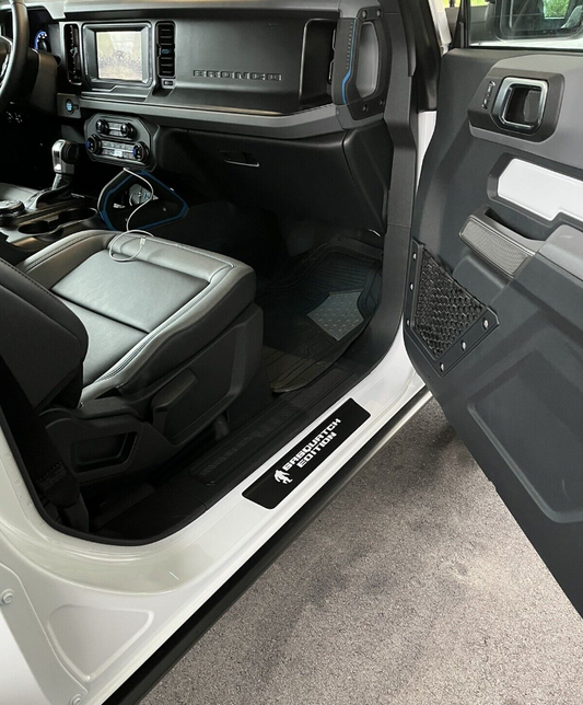 Fits 2021-2024 Ford Bronco Sport and Full Size 4 Door Sill Decal Full Set