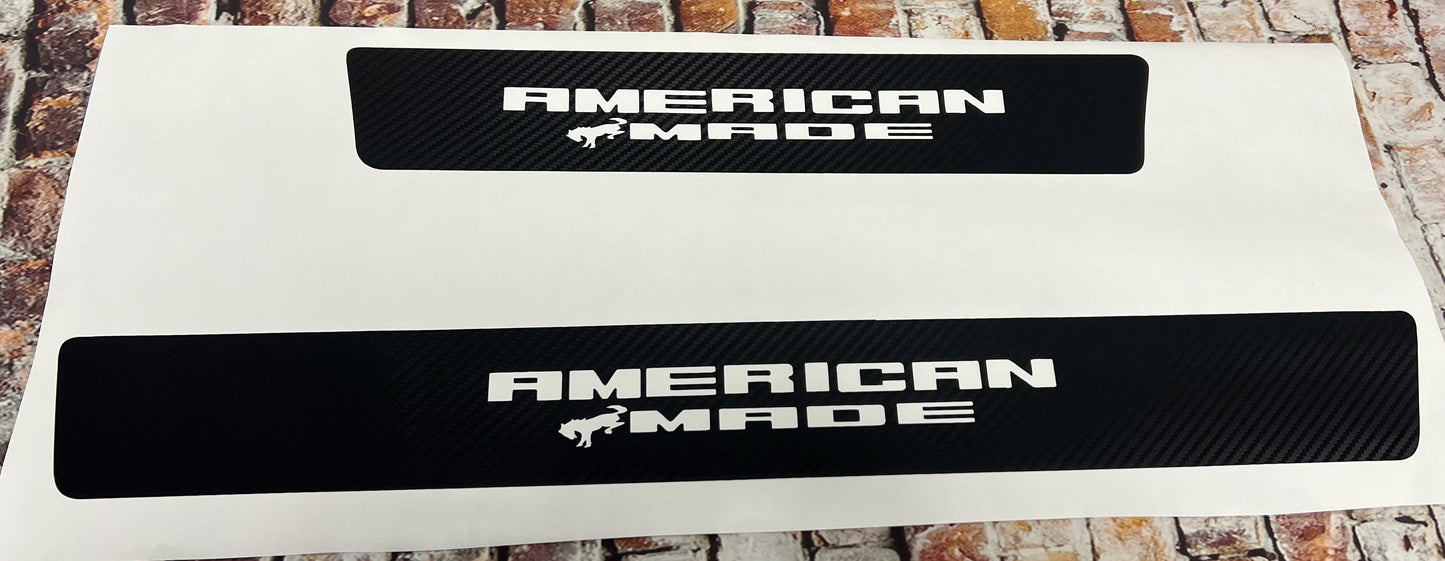 Fits 2021-2024 Ford Bronco Sport and Full Size 4 Door Sill Decal Full Set