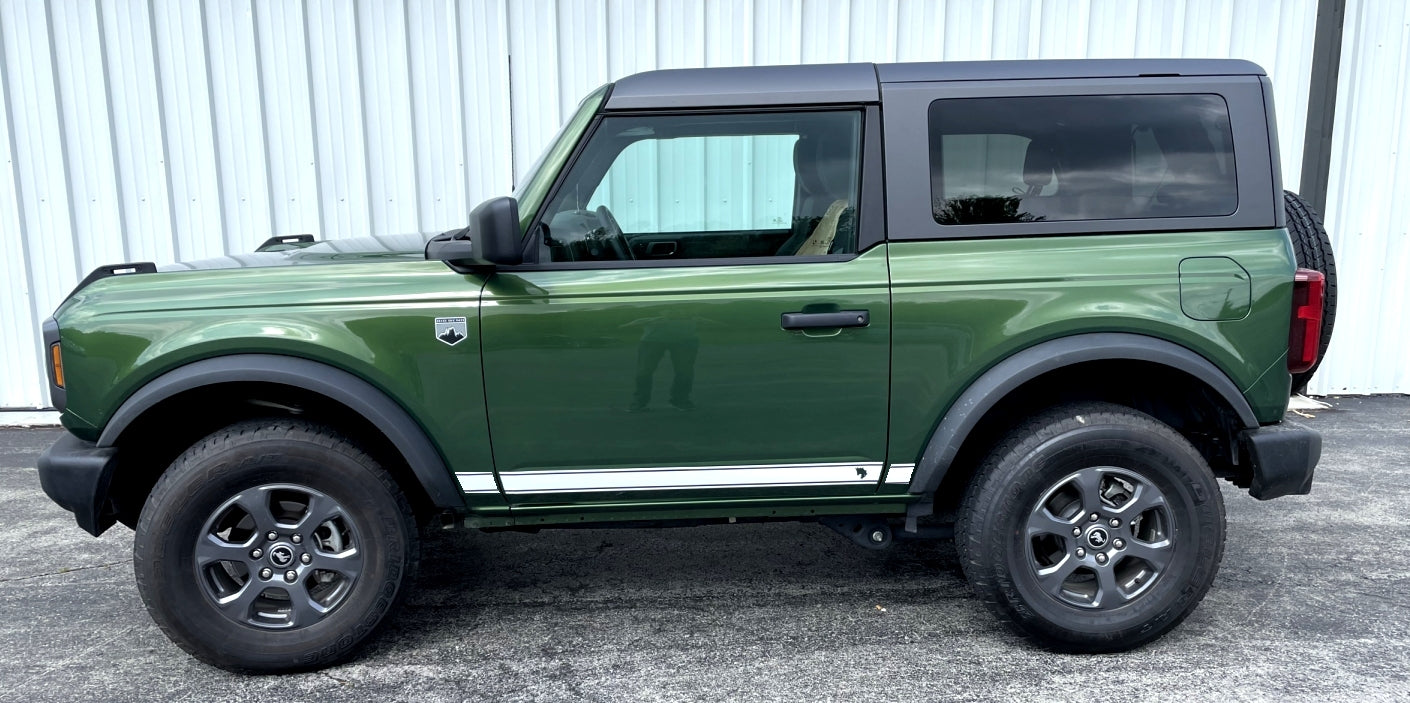 2021-2023 Ford Bronco Rocker Door Vinyl Pinstripes Package