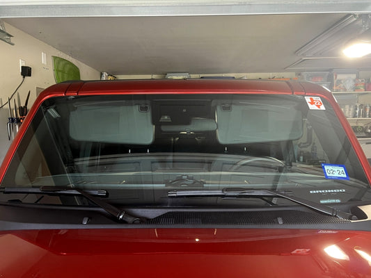 2021-2024 Ford Bronco Sun Visor Warning Labels Decals Set
