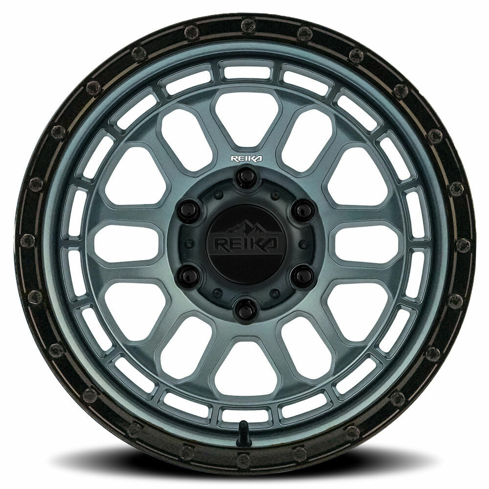 Reika Wheel 17X9 6X139.7 -12 HB 106.1 R35 Gloss Graphite/Gloss Black Ring for 2021-2024 Ford Bronco