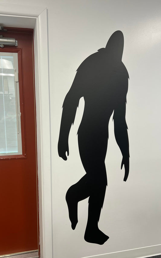 Life Sized Sasquatch Wall Decal
