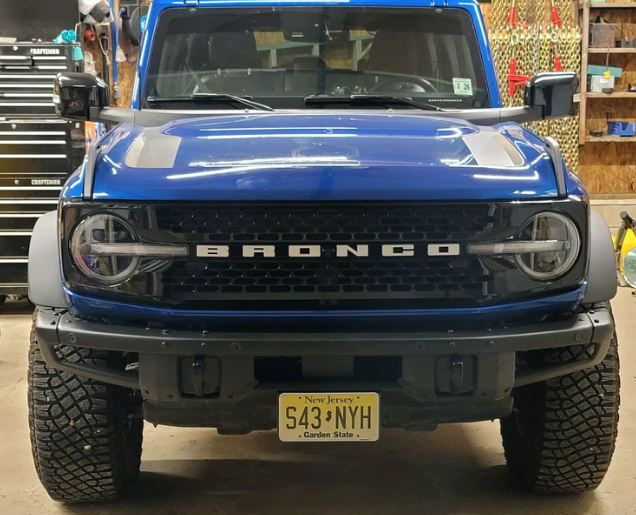 BHBTFD Modular/Standard Bumper License Plate Mounting Bracket for 2021-2024 Ford Bronco