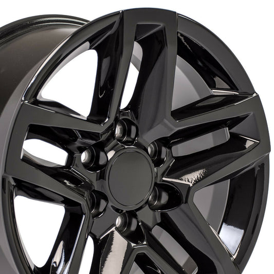 Black Rim For 1988-2023 Silverado 1500 Trail Boss Tahoe Sierra 18x8.5