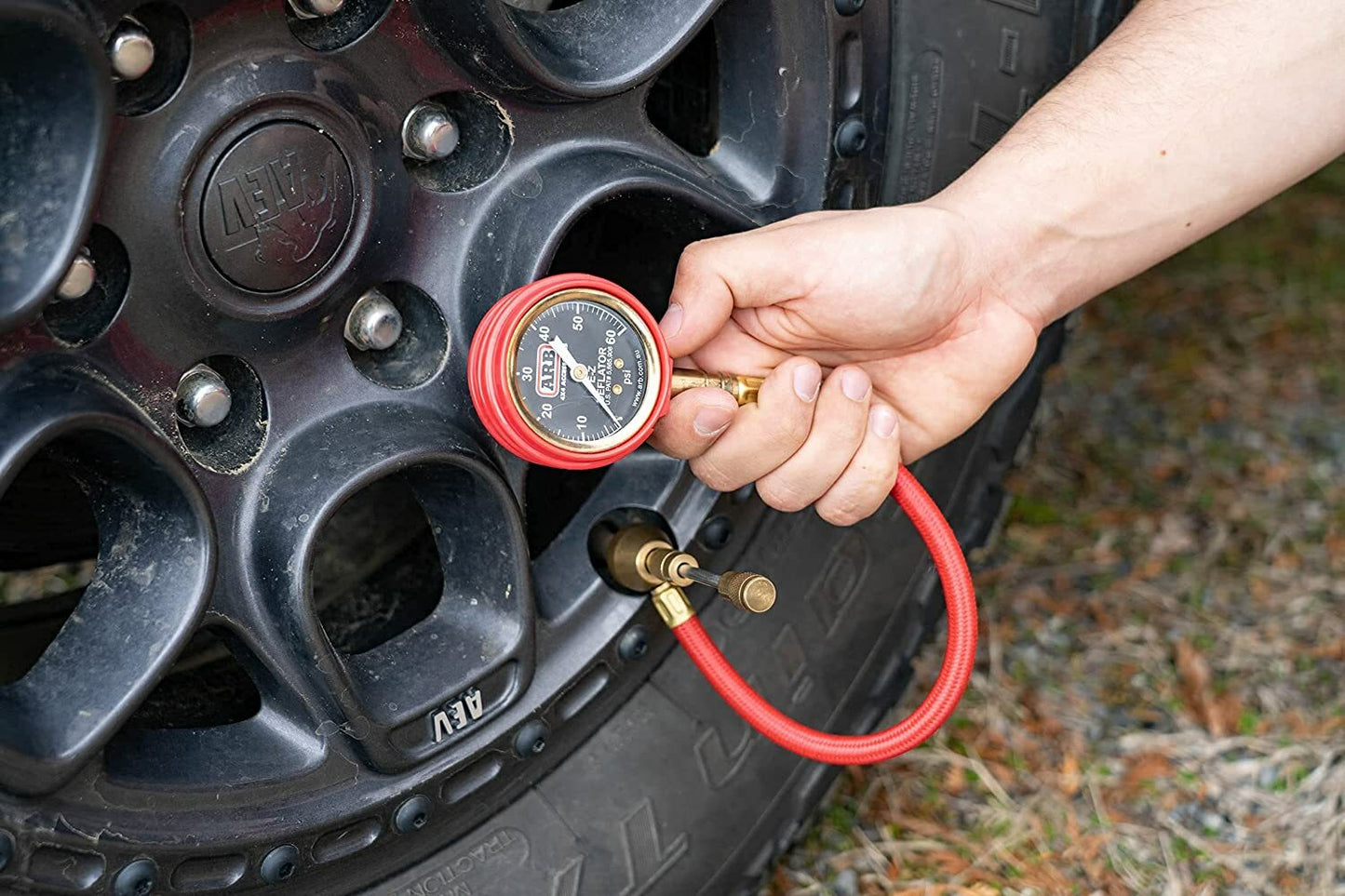 ARB ARB505 Deflator Kit 10-60 PSI Tire Pressure Gauge Rapid Air Down Offroad Kit
