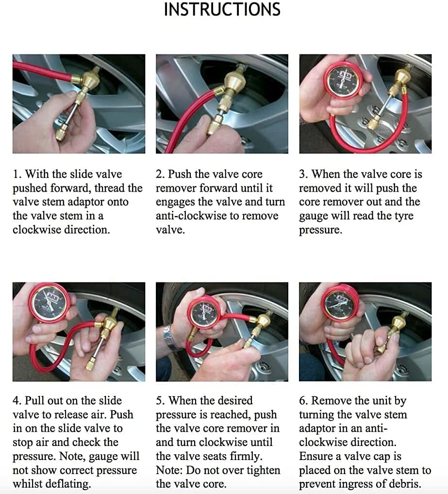 ARB ARB505 Deflator Kit 10-60 PSI Tire Pressure Gauge Rapid Air Down Offroad Kit