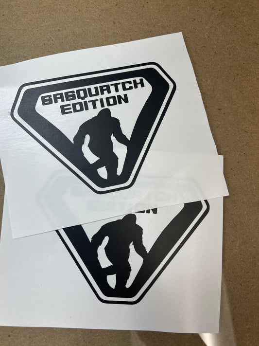 2021-2024 Ford Bronco Sport SUV Sasquatch Vinyl Decals / Stickers