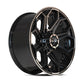 4PLAY Gen2 20x9 8x6.5" Gloss Black w/ Brushed Face & Tinted Clear for Chevy