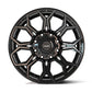 4PLAY Gen3 20x9 8x180mm Gloss Black w/ Brushed Face & Tinted Clear for Chevy