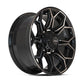 4PLAY Gen3 20x9 8x180mm Gloss Black w/ Brushed Face & Tinted Clear for Chevy