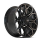 4PLAY Gen3 20x9 8x6.5" Gloss Black w/ Brushed Face & Tinted Clear for GMC Ram