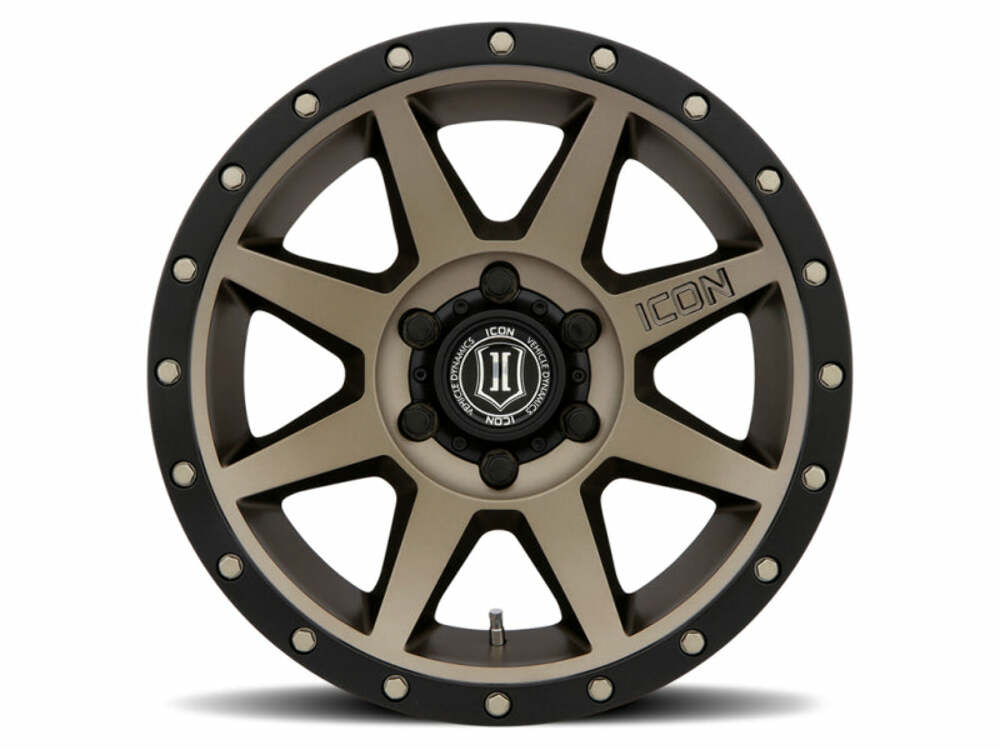 ICON 1817858357BR Fits 2021-2024 Ford Bronco Bronze Rebound 17x8.5 6x5.5 Wheel