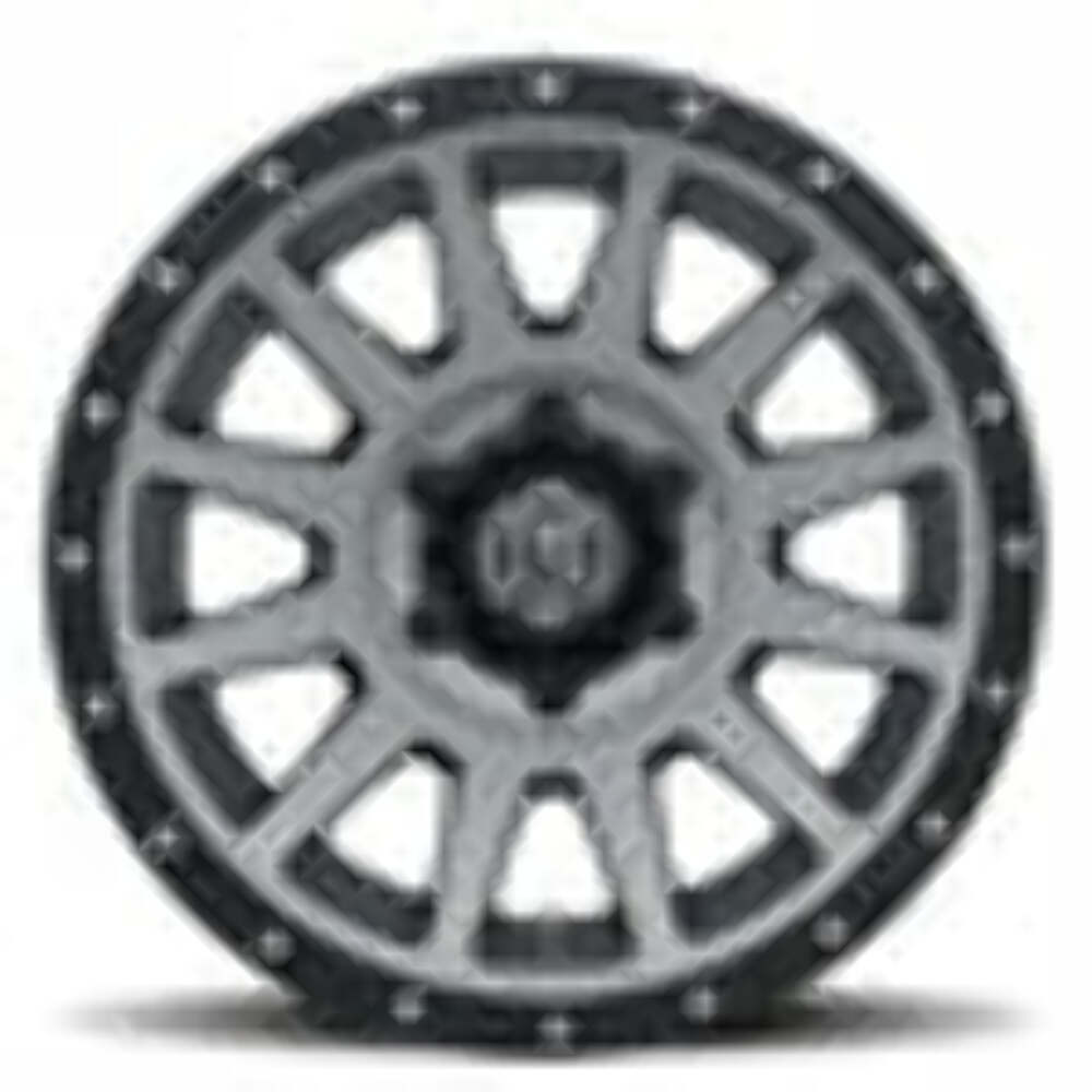 ICON 2017858347TT Fits 2021-2024 Ford Bronco Titanium Compression 17x8.5 6x5.5 Wheel