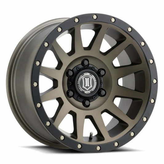 ICON 2017858357BR Fits 2021-2024 Ford Bronco Bronze Compression 17x8.5 6x5.5 Wheel
