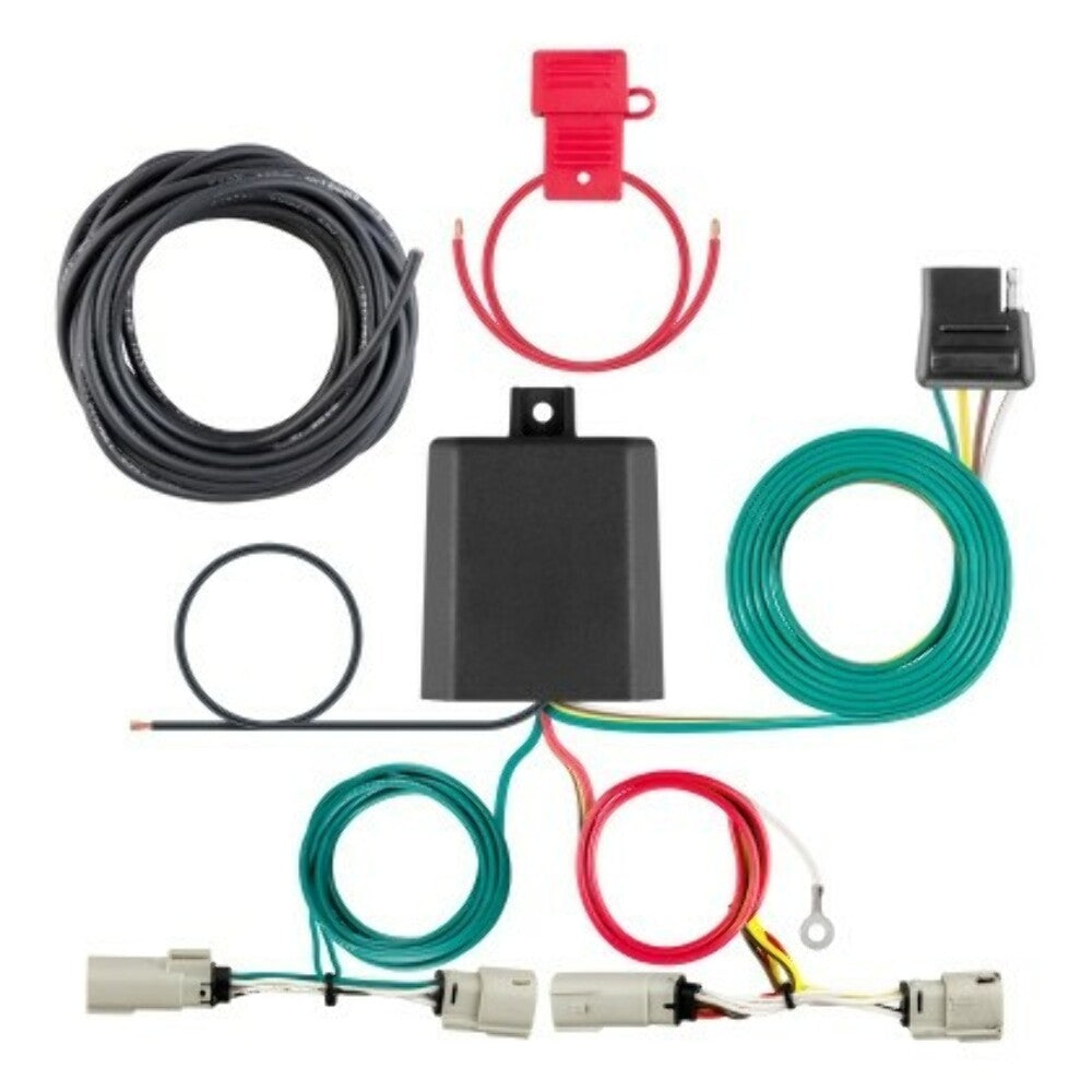 Curt 56468 Fits 2021-2024 Ford Bronco Custom Wiring Harness, 4-Way Flat Output
