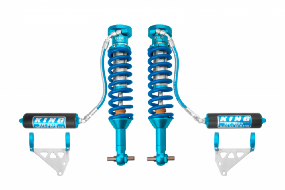 King Shocks 25001-392 Fits 2021-2024 Ford Bronco OEM Performance 2.5 Series Front Coilovers in a Remote Reservoir Configuration