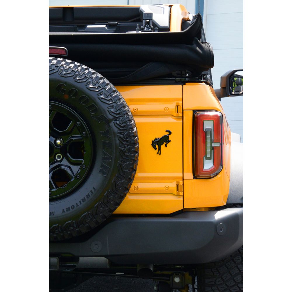 Bronco Tailgate Emblem Black For 2021-2023 Ford Bronco