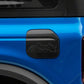 Gloss Carbon Fiber Look Gas Tank Door Trim For 21-23 Ford Bronco